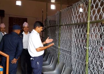 लमजुङमा निर्वाचनको तयारी पूरा, मतगणना स्थलमा तारजाली र सीसीक्यामरा