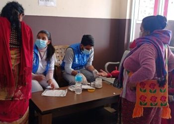 नमुना सामुदायिक अस्पतालकाे मुटुरोग सम्वन्धी निशुल्क शिविर सम्पन्न