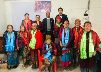 दोर्दी गाउँपालिकाका ज्येष्ठ नागरिक सम्मानित