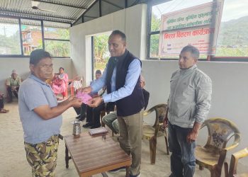 मध्यनेपालका पाँचवटा वडामा भूमीहिन नागरिकहरुलाई निस्सा वितरण