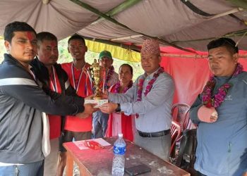 वडा नम्बर ८ भुलभुलेले जित्याे मर्स्याङ्दी तेस्रो अध्यक्ष कपको उपाधी