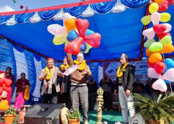 धर्म भक्त आधारभूत विद्यालय भुस्मेकाे  स्वर्ण  महोत्सवको उद्घाटन