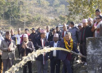 सिमलचौर फाँटमा भूमिगत सिञ्चाईले दुईसय ५० रोपनी सिञ्चित